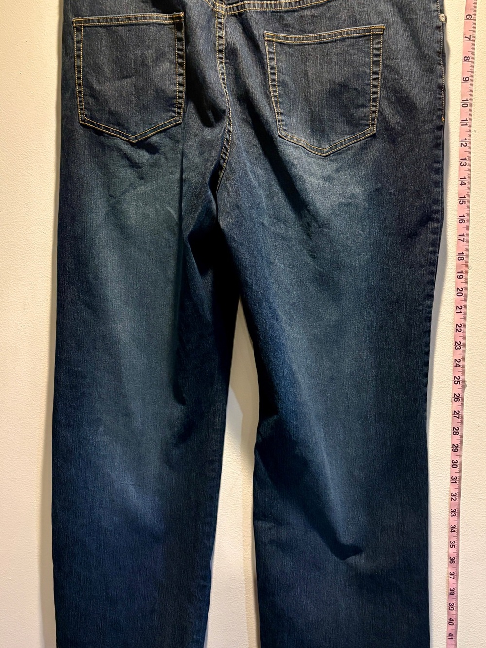 Boho Embroidered Straight Leg Jeans Size 18 | Y2K Cottagecore Floral Denim” - Picture 8 of 9